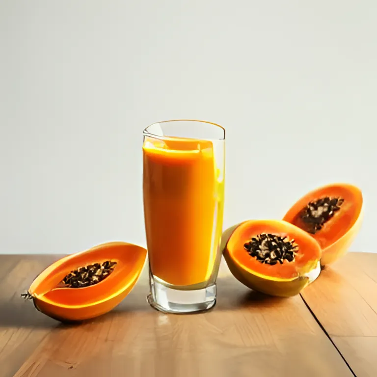 Licuado de papaya